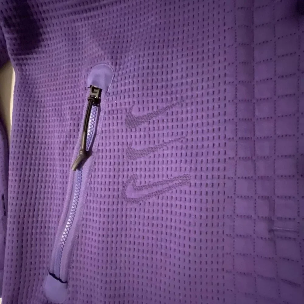 NWT Nike Tech Pack Sportswear Therma-Fit ADV Men's SZ M Hoodie Purple DM… - Picture 7 of 16